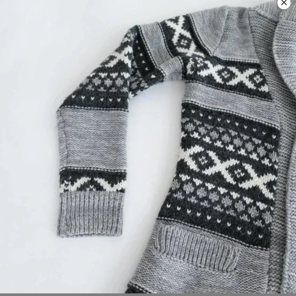 SANSARA Wool blend knit cardigan sweater Small oversized fit - Picture 8 of 13